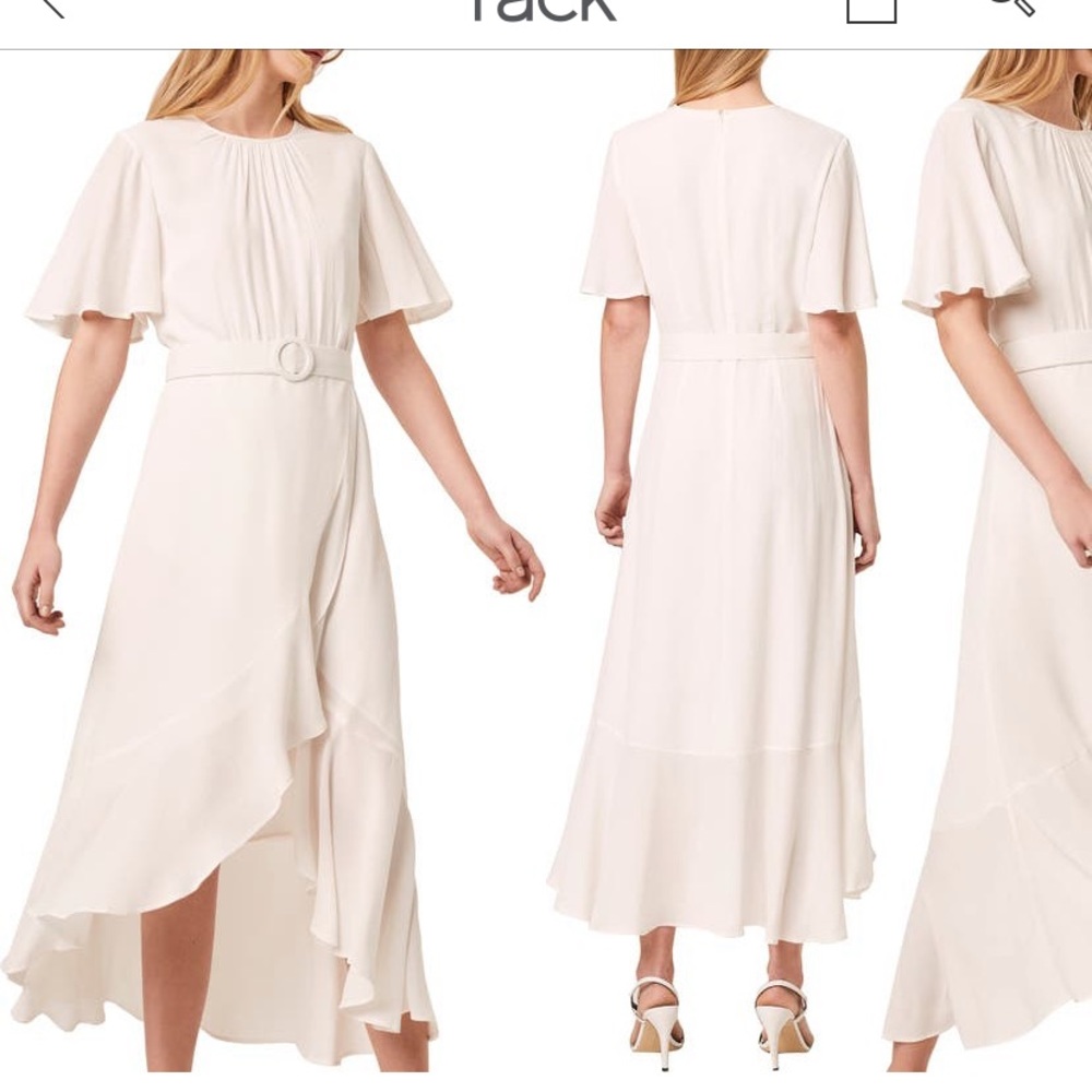 French connection white dress warn once!
